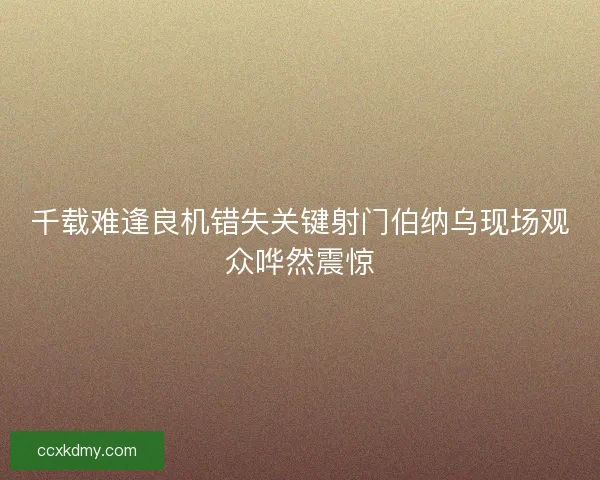 千载难逢良机错失关键射门伯纳乌现场观众哗然震惊
